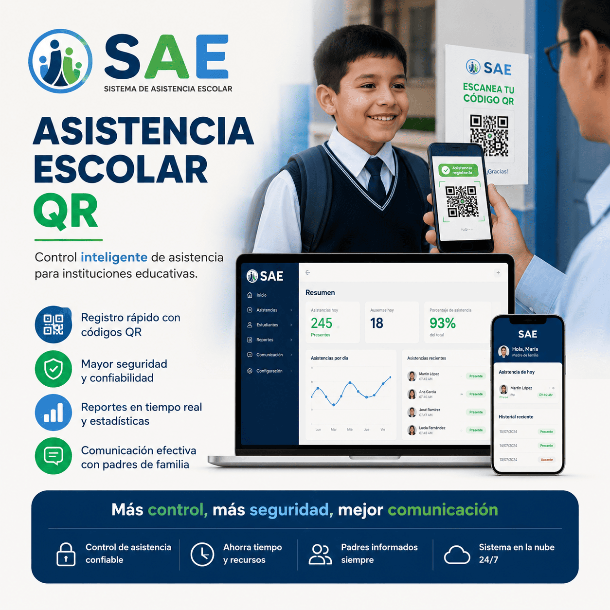 SAE – Sistema de Asistencia Escolar